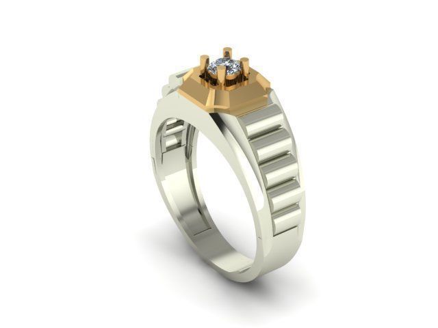 man ring 3D print model_4
