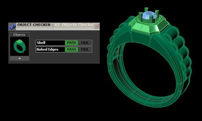 man ring 3D print model_17