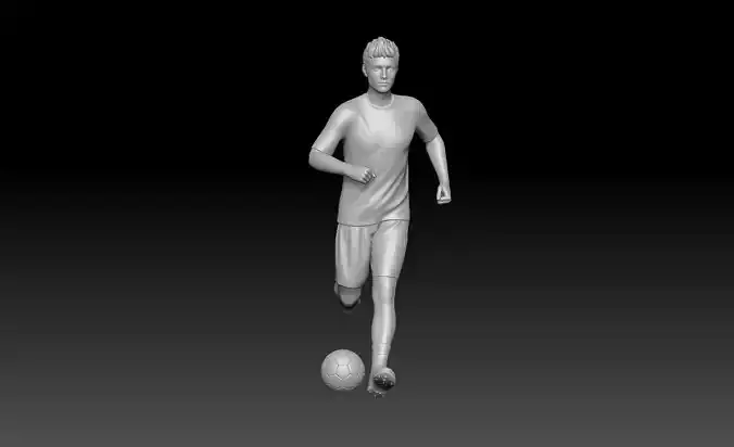 SOCCER PLAYER BOY 2 3D print model