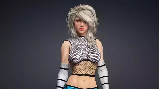 Sexy Character - Fully Rigged 3D model