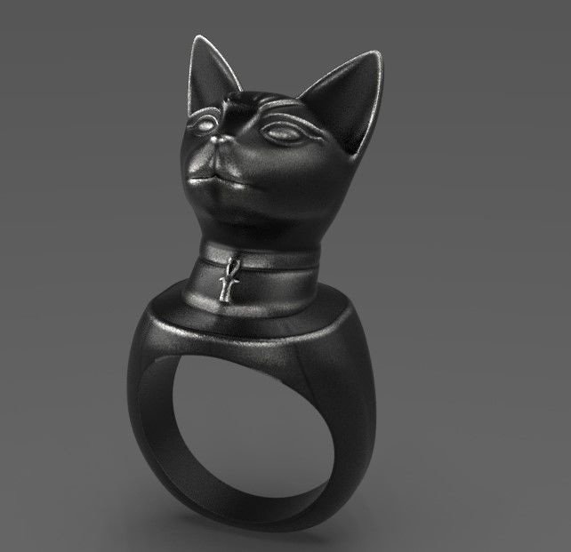 Bastet of ancient Egypt 3D print model_5