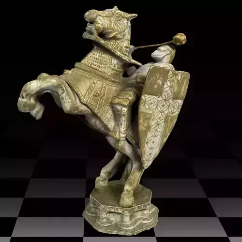 Harry Potter Wizard Chess Low-poly 3D model