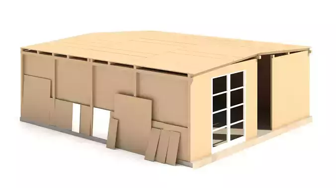 Slum House 3D model