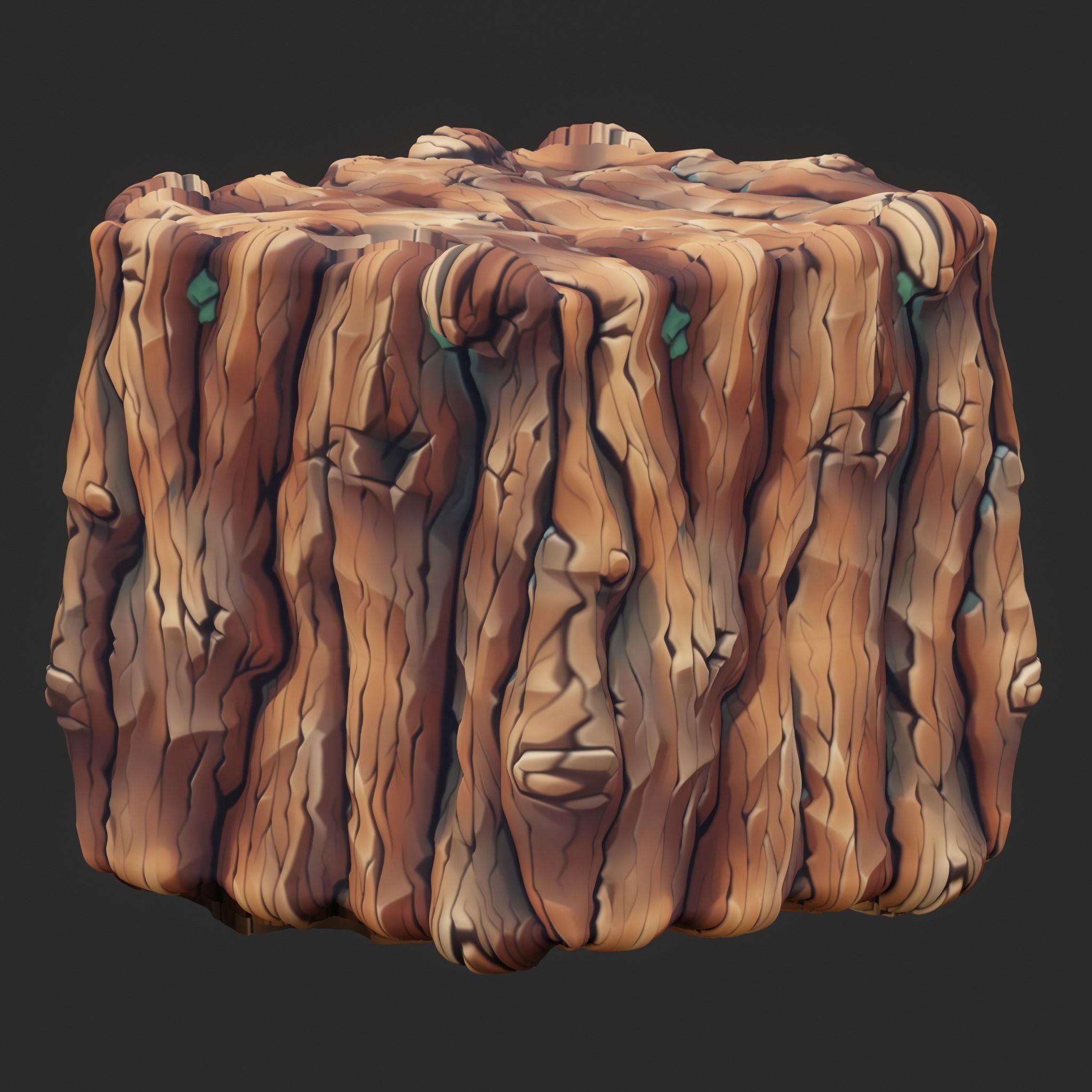  Stylized Bark Seamless Texture Texture_3