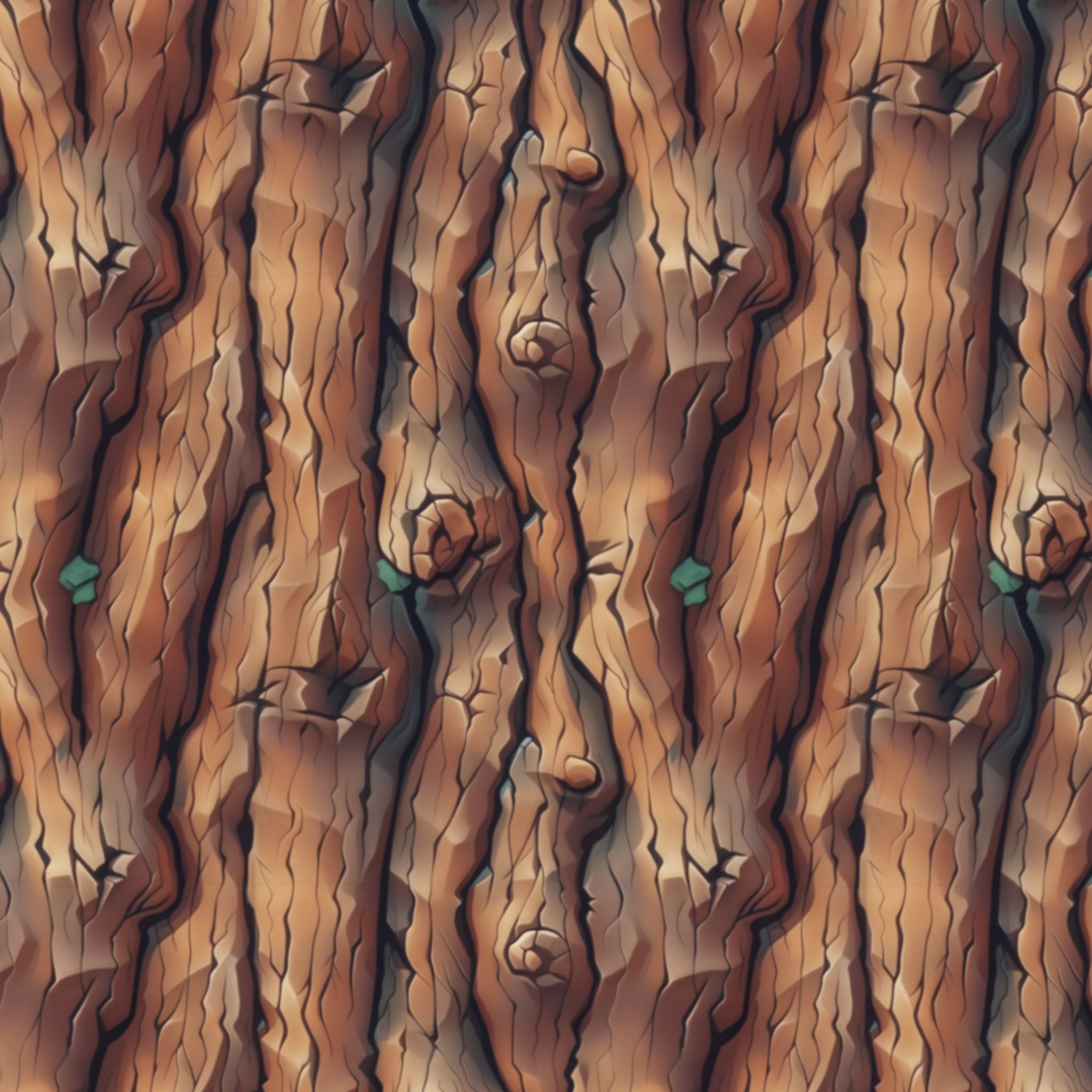  Stylized Bark Seamless Texture Texture_1