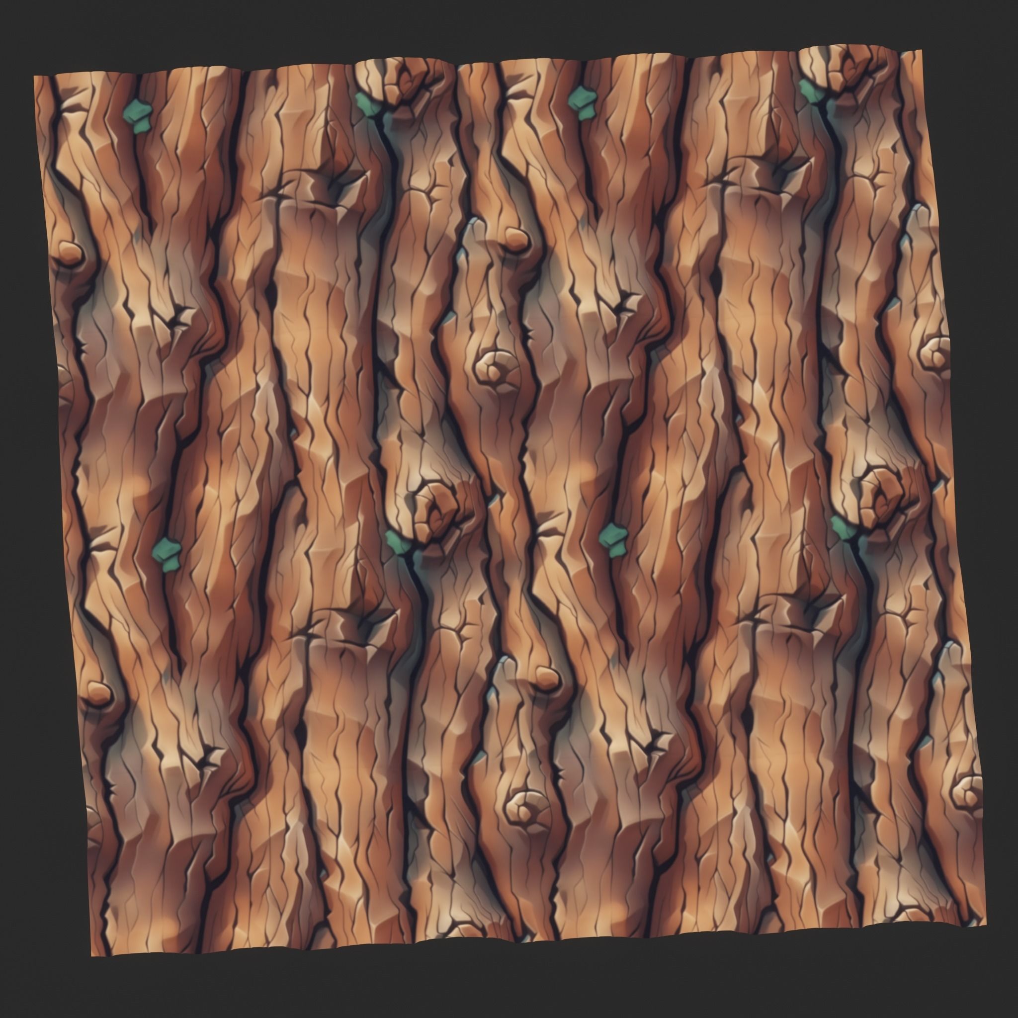  Stylized Bark Seamless Texture Texture_4