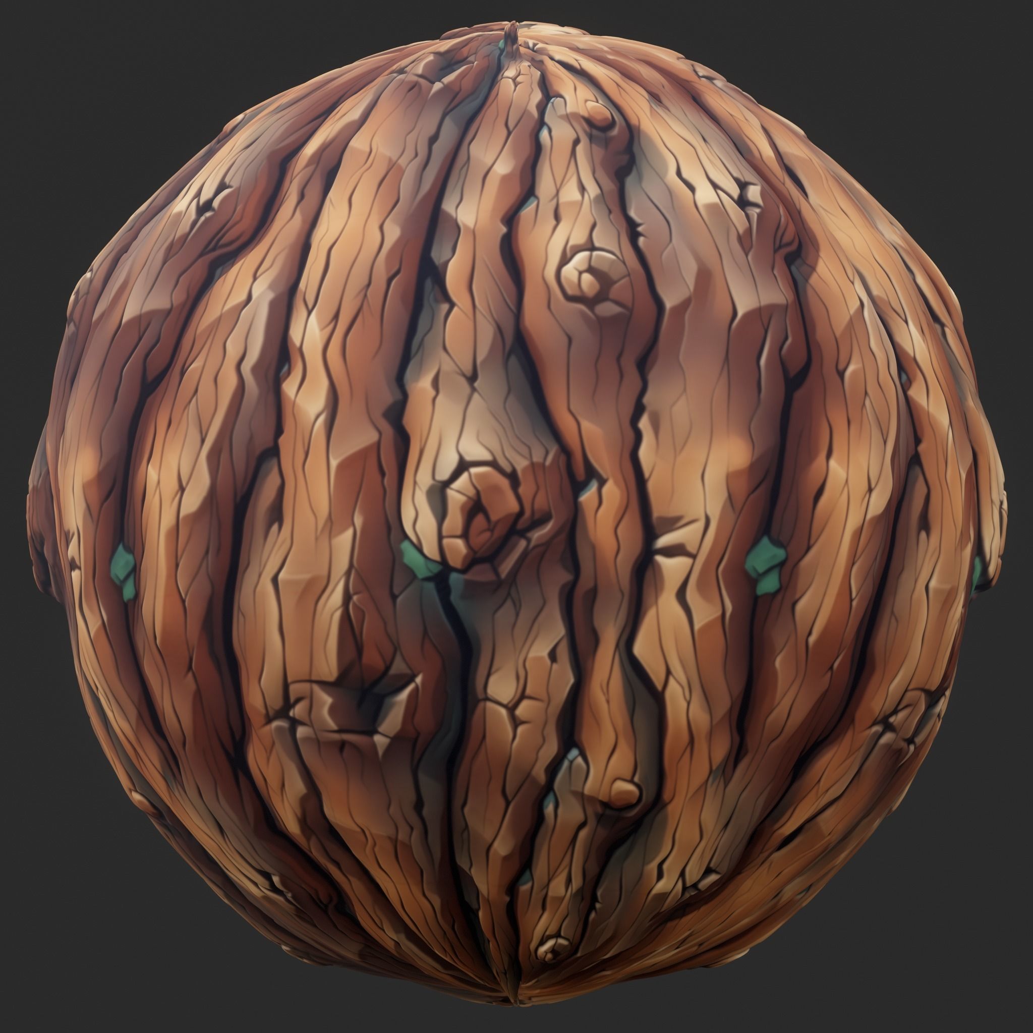  Stylized Bark Seamless Texture Texture_2