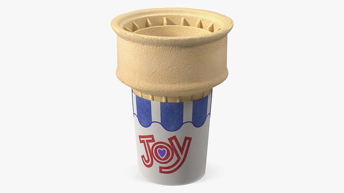 JOY 40 Flat Bottom Jacketed Cake Cone 3D model 6