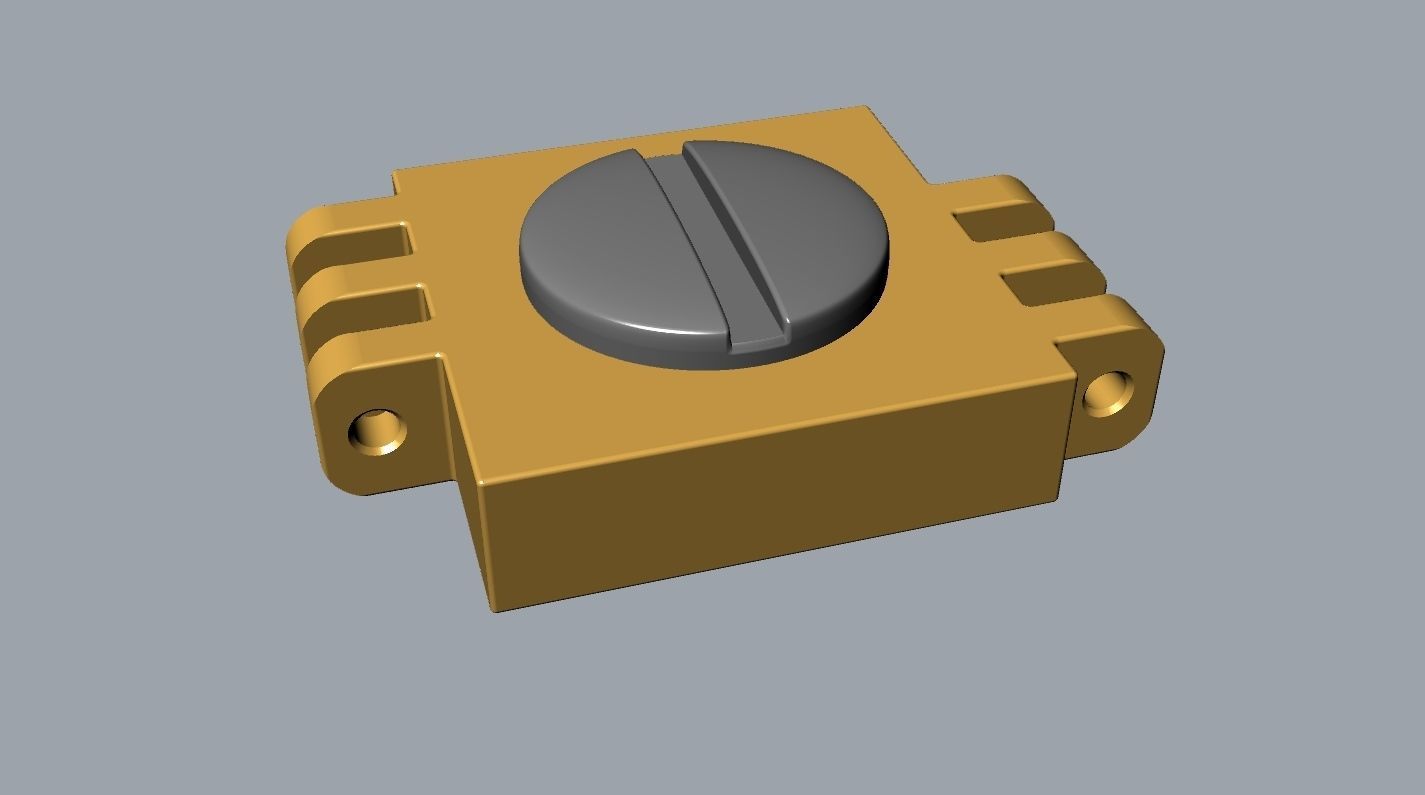 Screws Links Bracelet with clasp box  3D print model_18