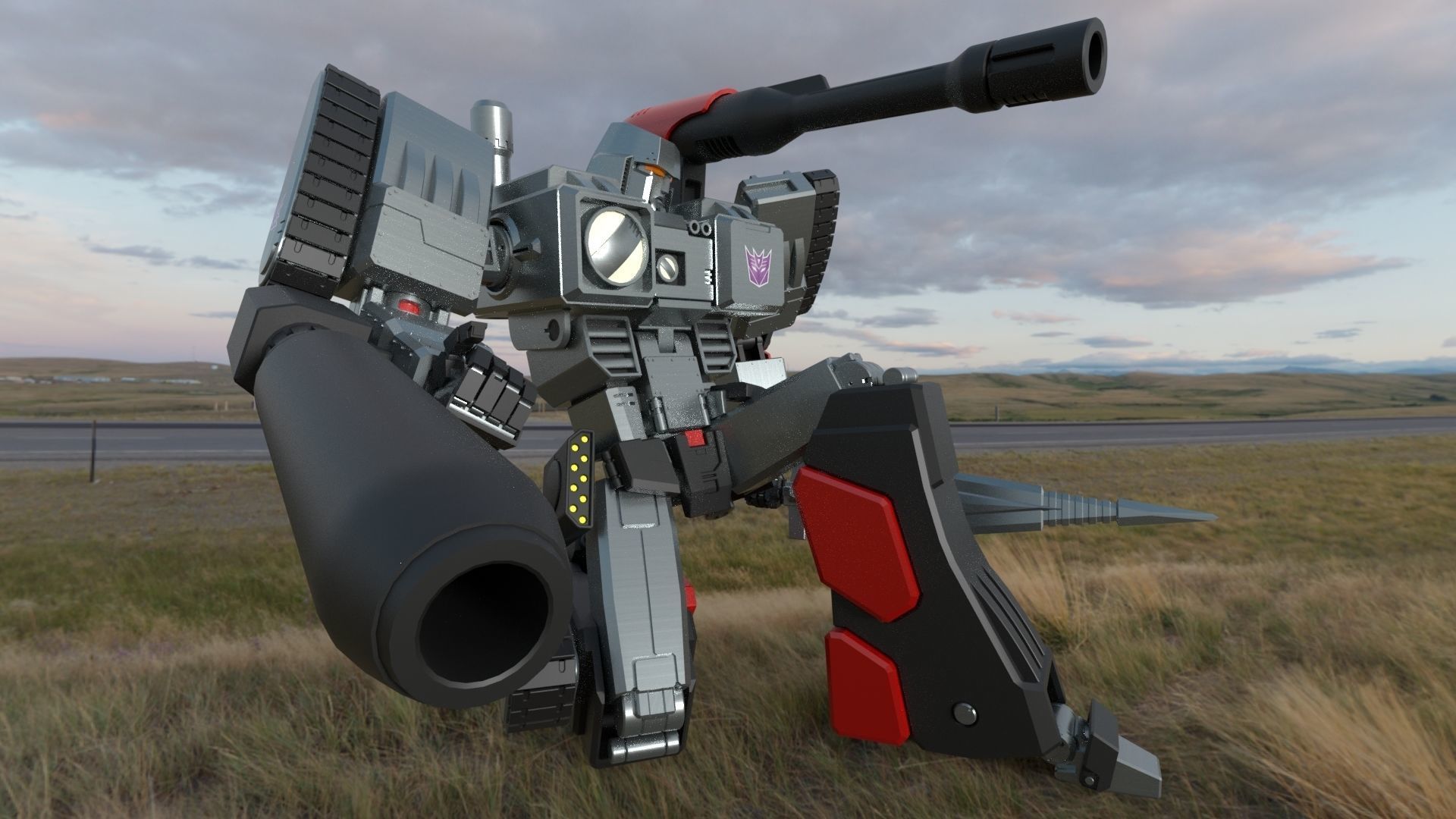 War Within Megatron 3D model_2