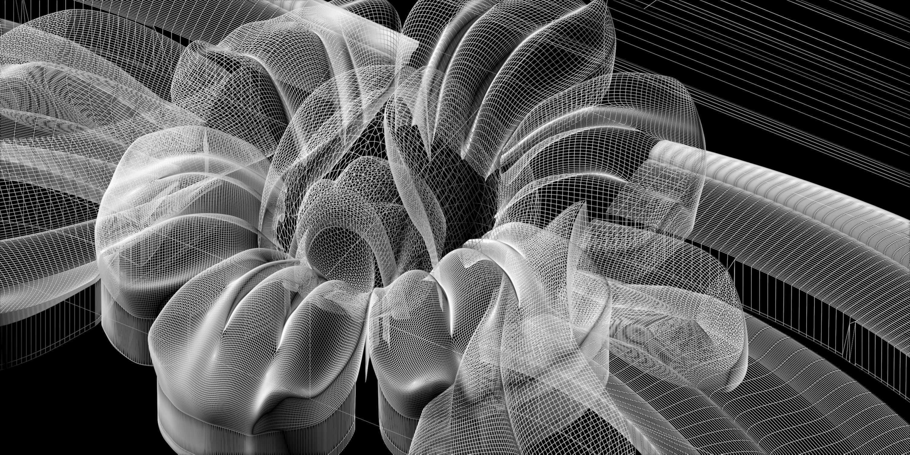 Frame for painting mirror for CNC milling 3D print model_3