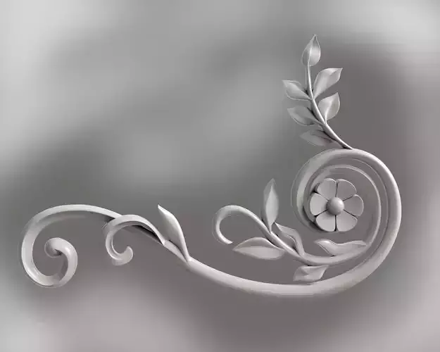 3d model of decor for a CNC milling machine