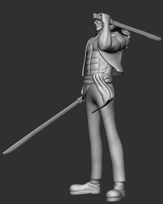 building snake - one piece anime 3D print model_6