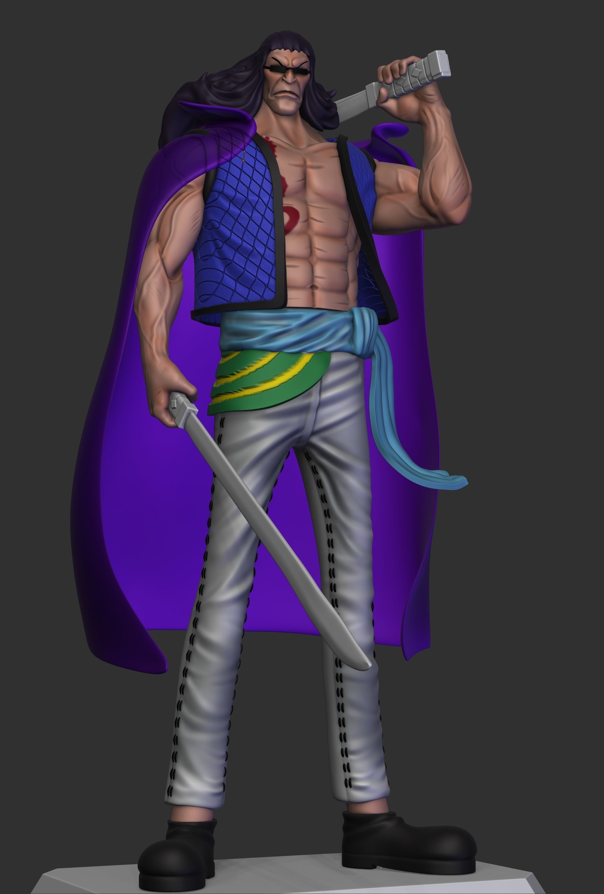 building snake - one piece anime 3D print model_9