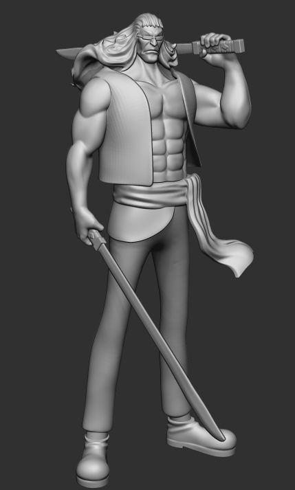building snake - one piece anime 3D print model_7