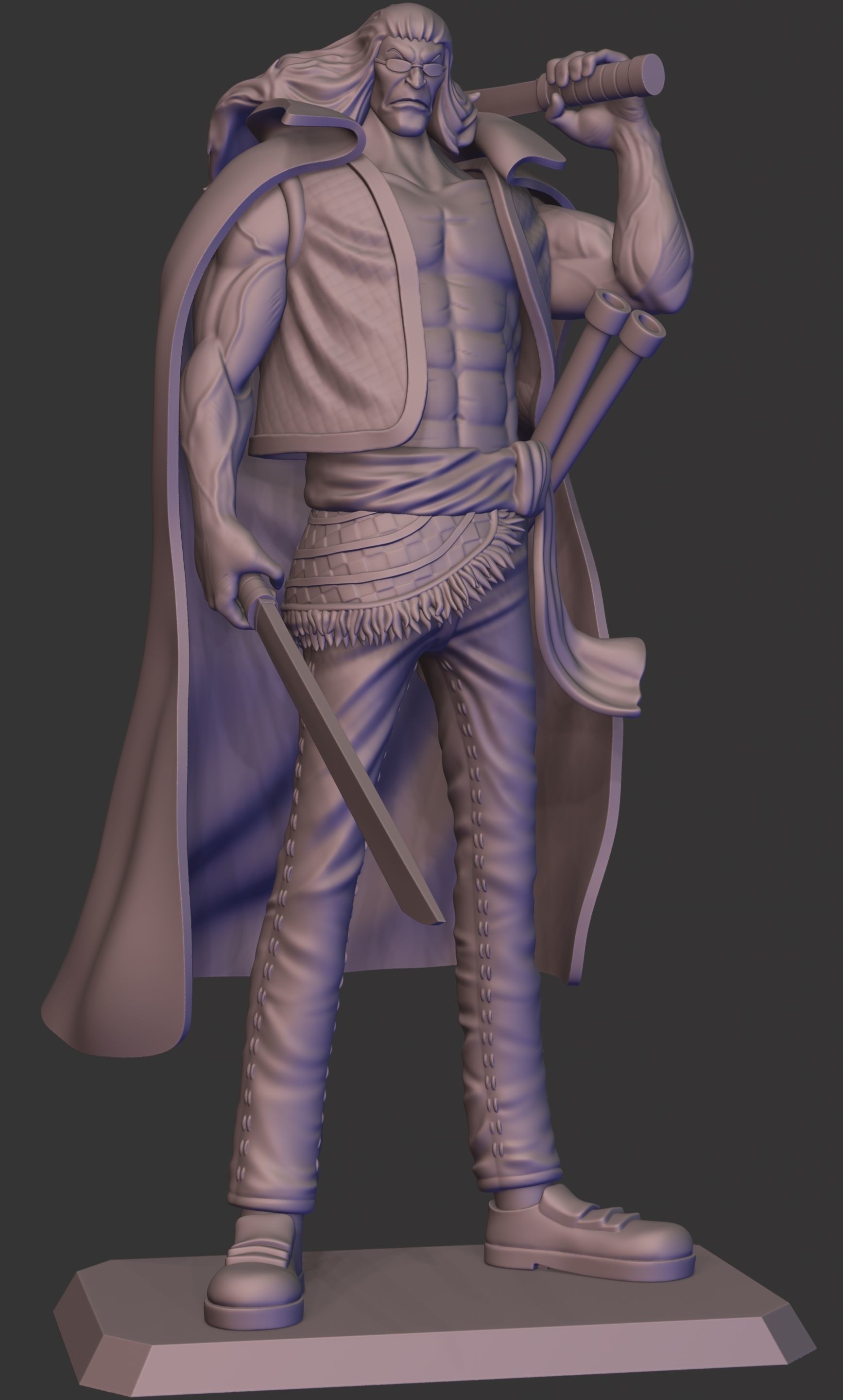 building snake - one piece anime 3D print model_1