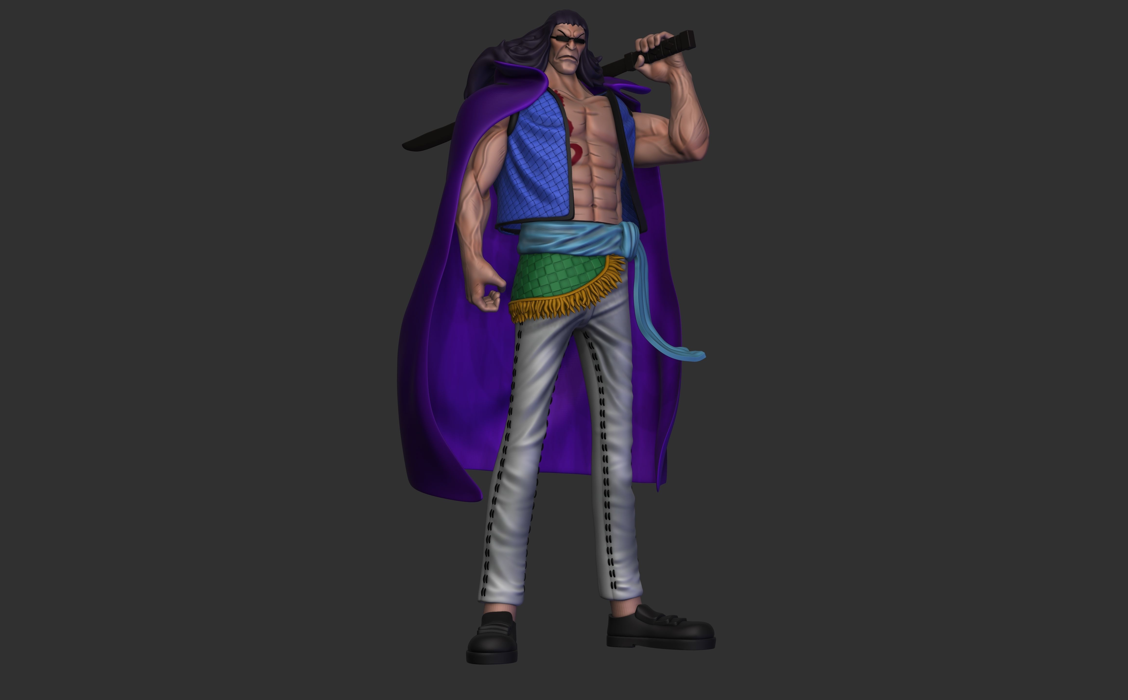 building snake - one piece anime 3D print model_4