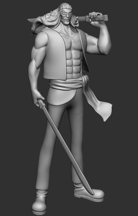 building snake - one piece anime 3D print model_8