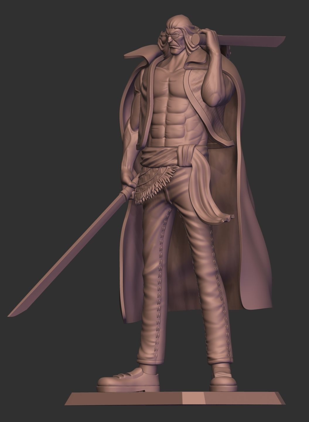 building snake - one piece anime 3D print model_5