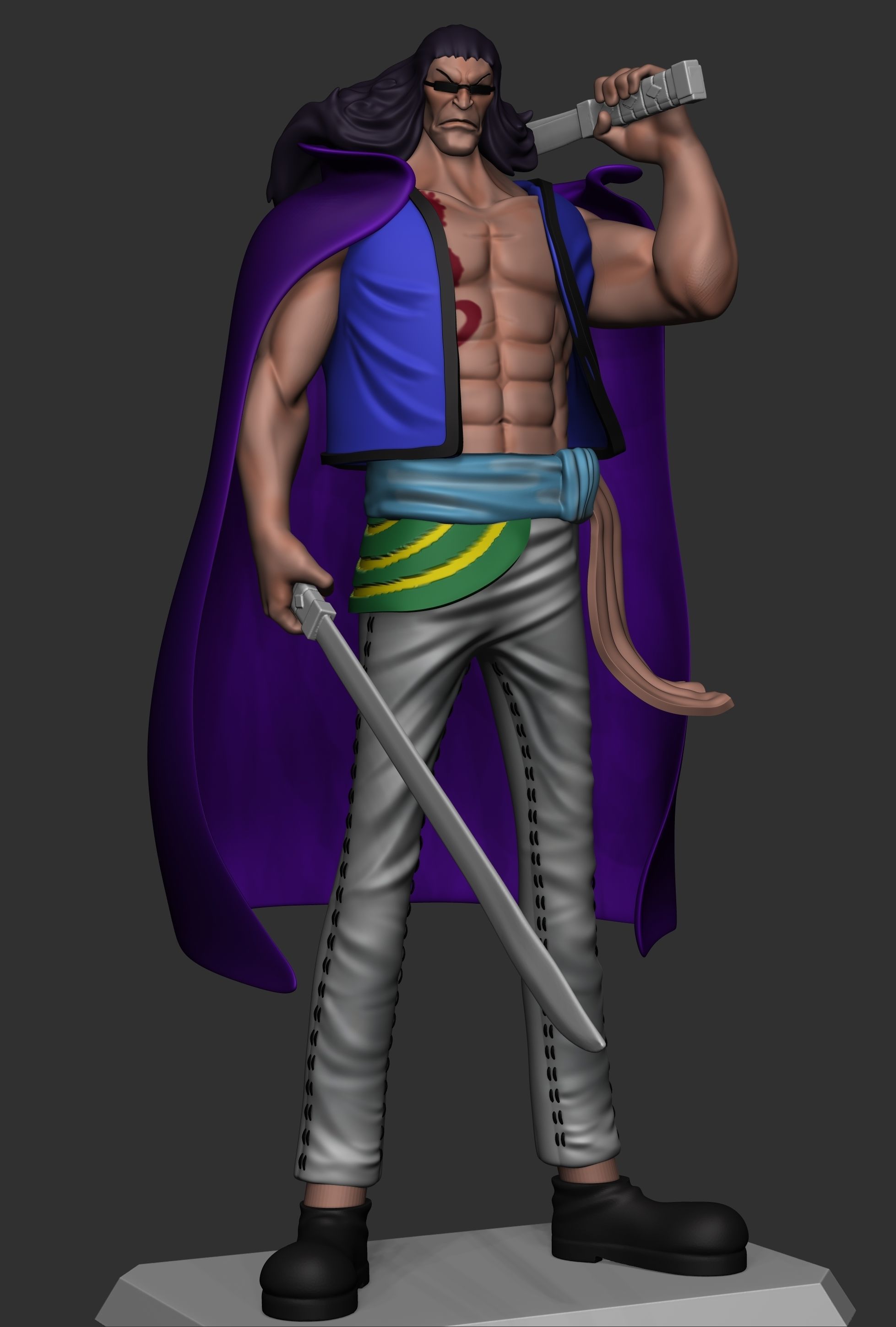 building snake - one piece anime 3D model 3D printable | CGTrader