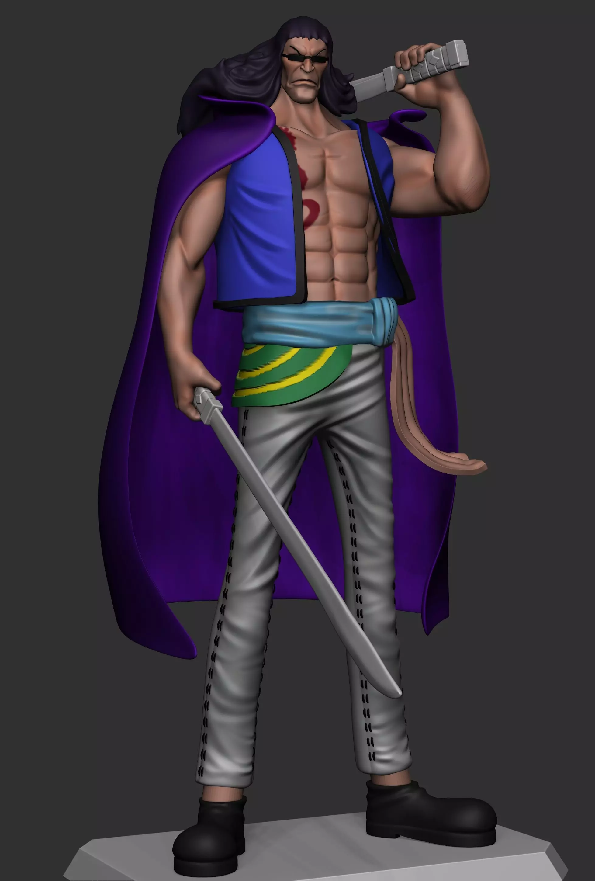 building snake - one piece anime 3D print model_0