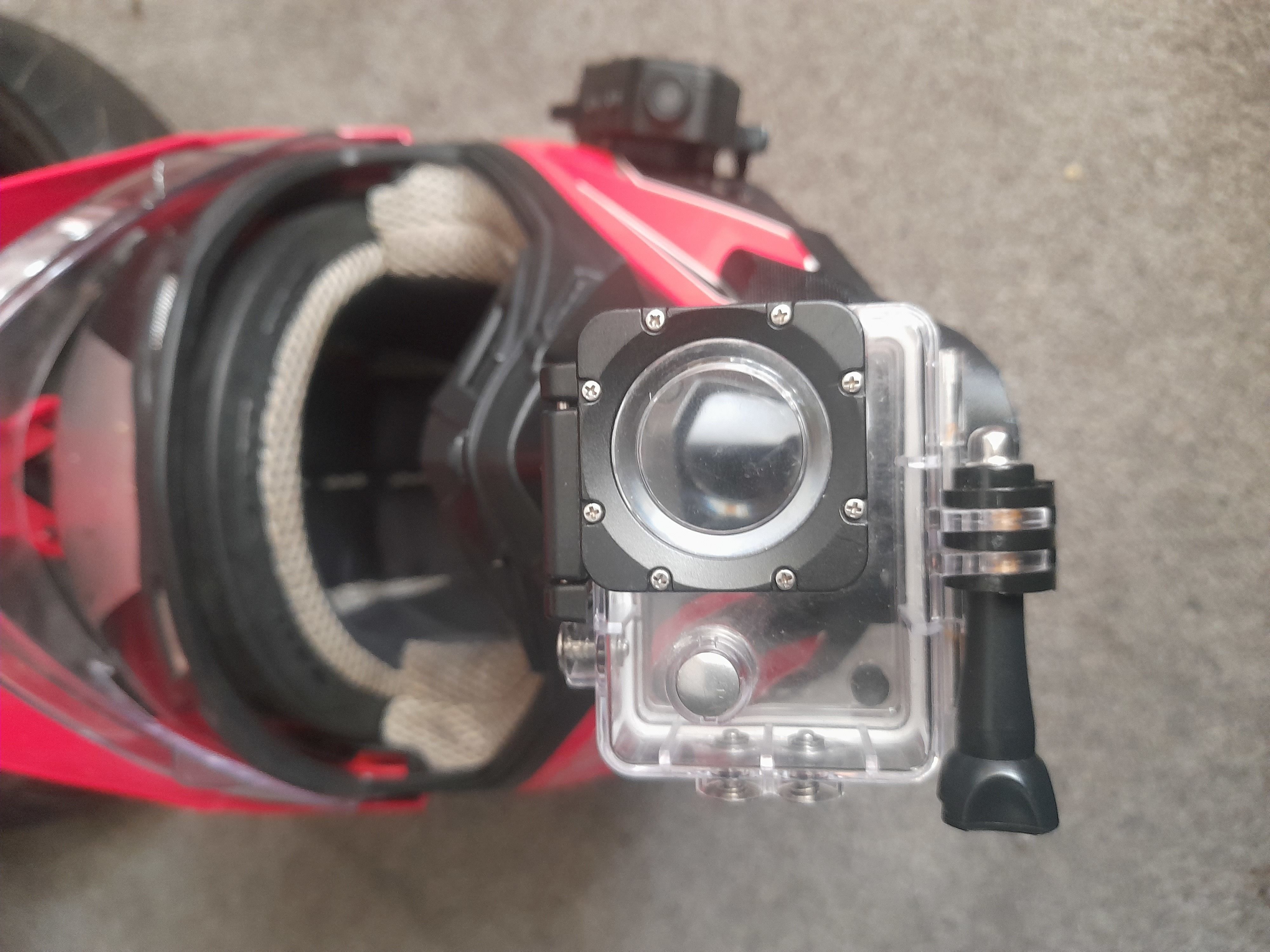 Chin mount for wulfsport ADV helmet acerbis flip fs-606 3D print model_4