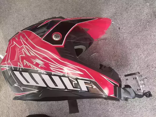 Chin mount for wulfsport ADV helmet   acerbis flip fs-606