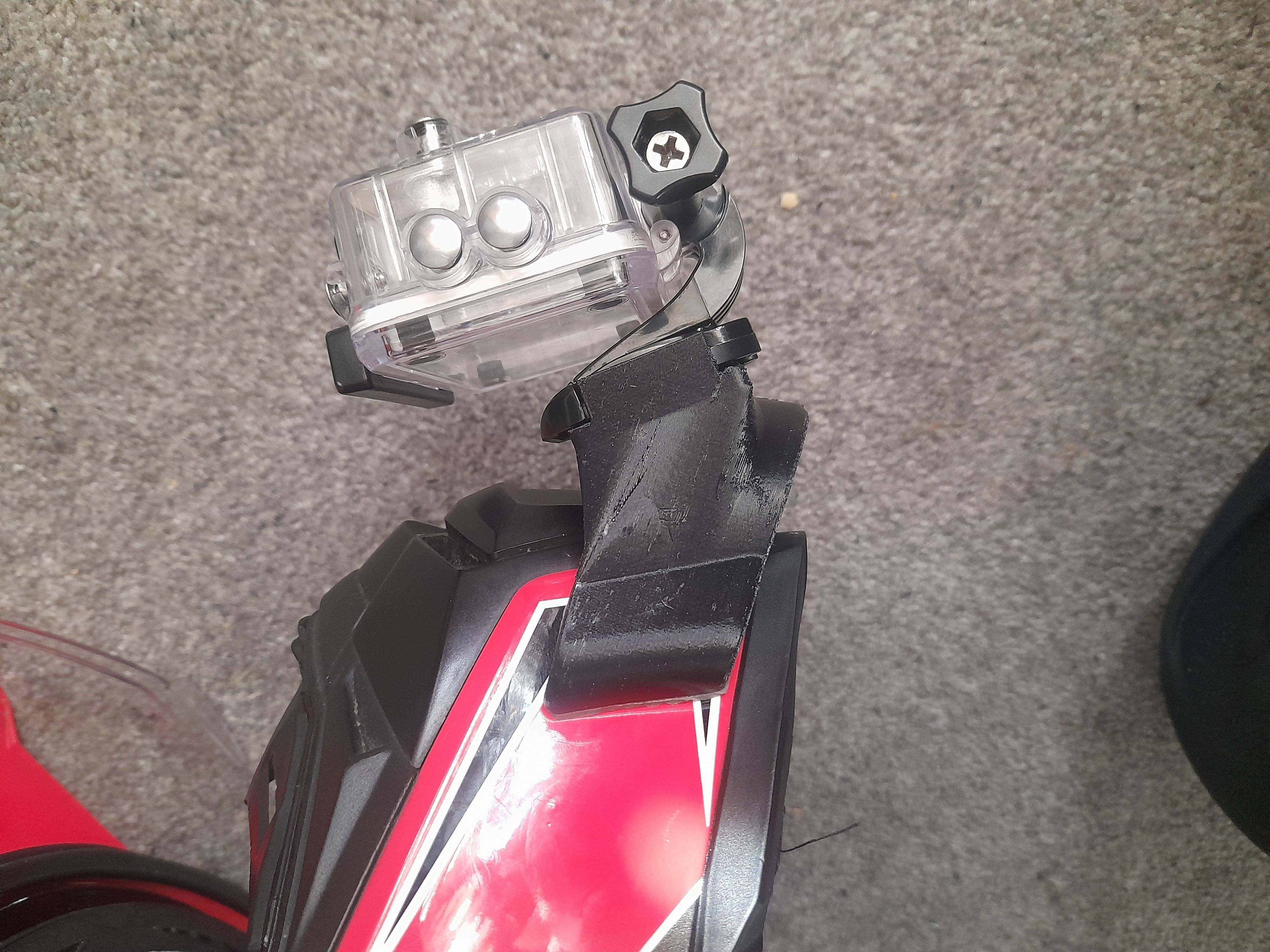 Chin mount for wulfsport ADV helmet acerbis flip fs-606 3D print model_1