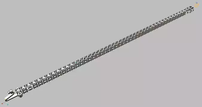 Riviera Round Gemstone Bracelet 2mm with clasp box   3D print model
