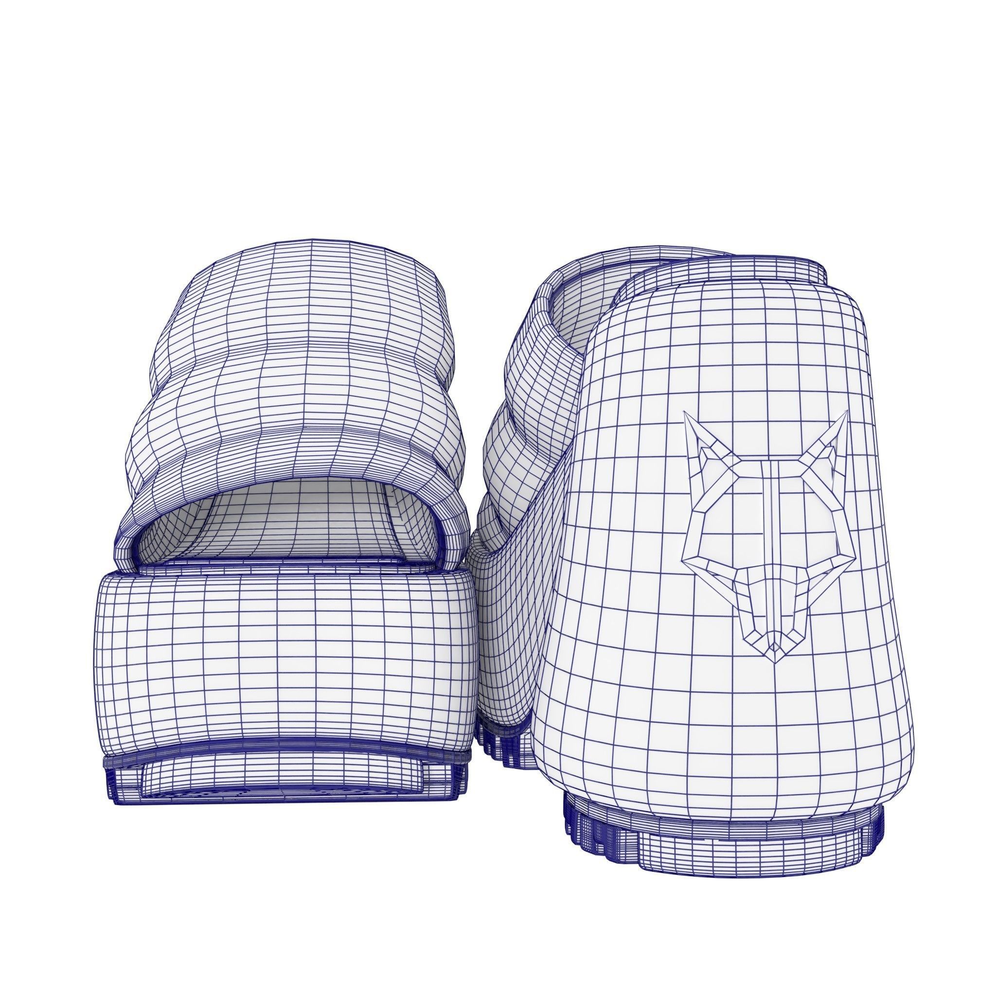 NAKED WOLFE WOW Sandals- 3d Model Low-poly Low-poly 3D model_24