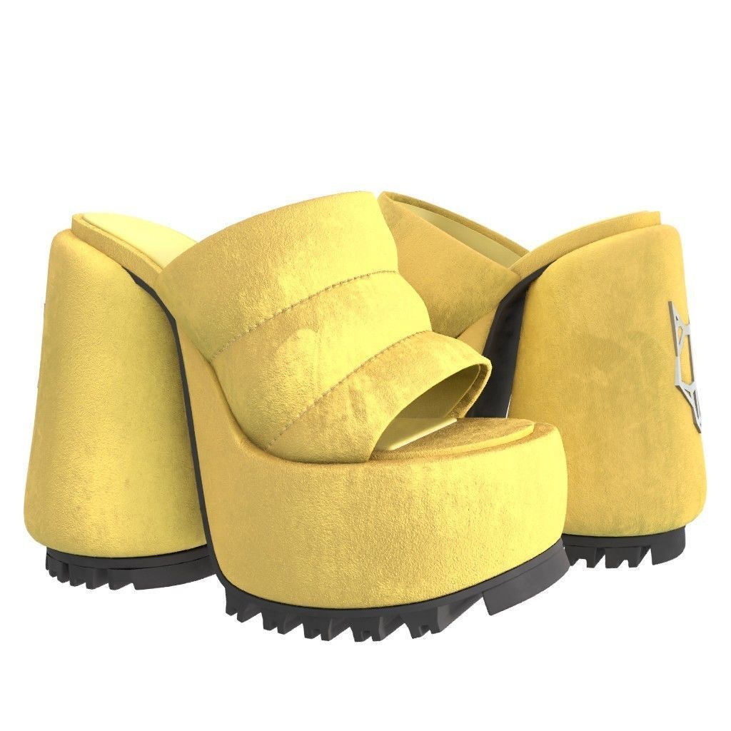 NAKED WOLFE WOW Sandals- 3d Model Low-poly Low-poly 3D model_22