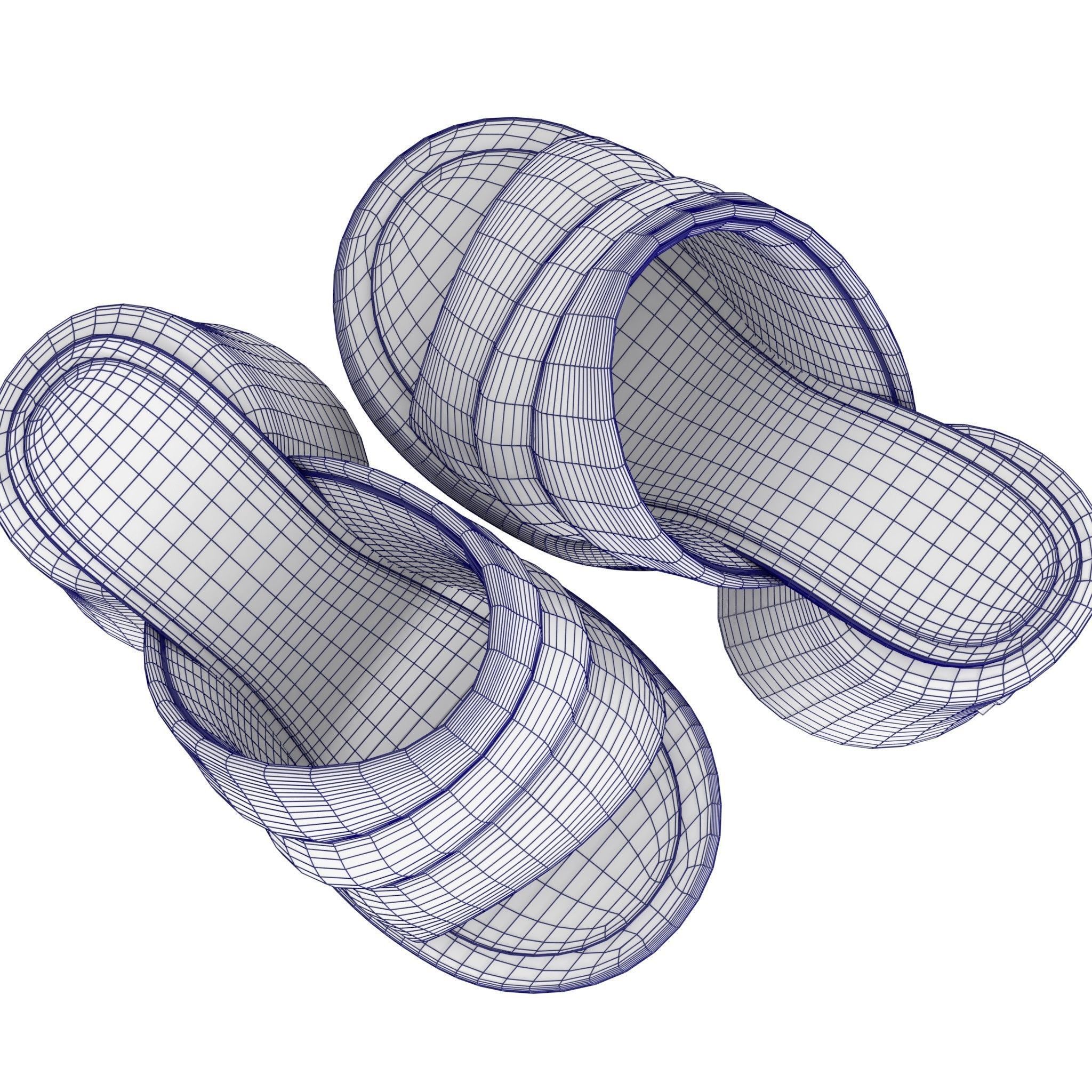 NAKED WOLFE WOW Sandals- 3d Model Low-poly Low-poly 3D model_25