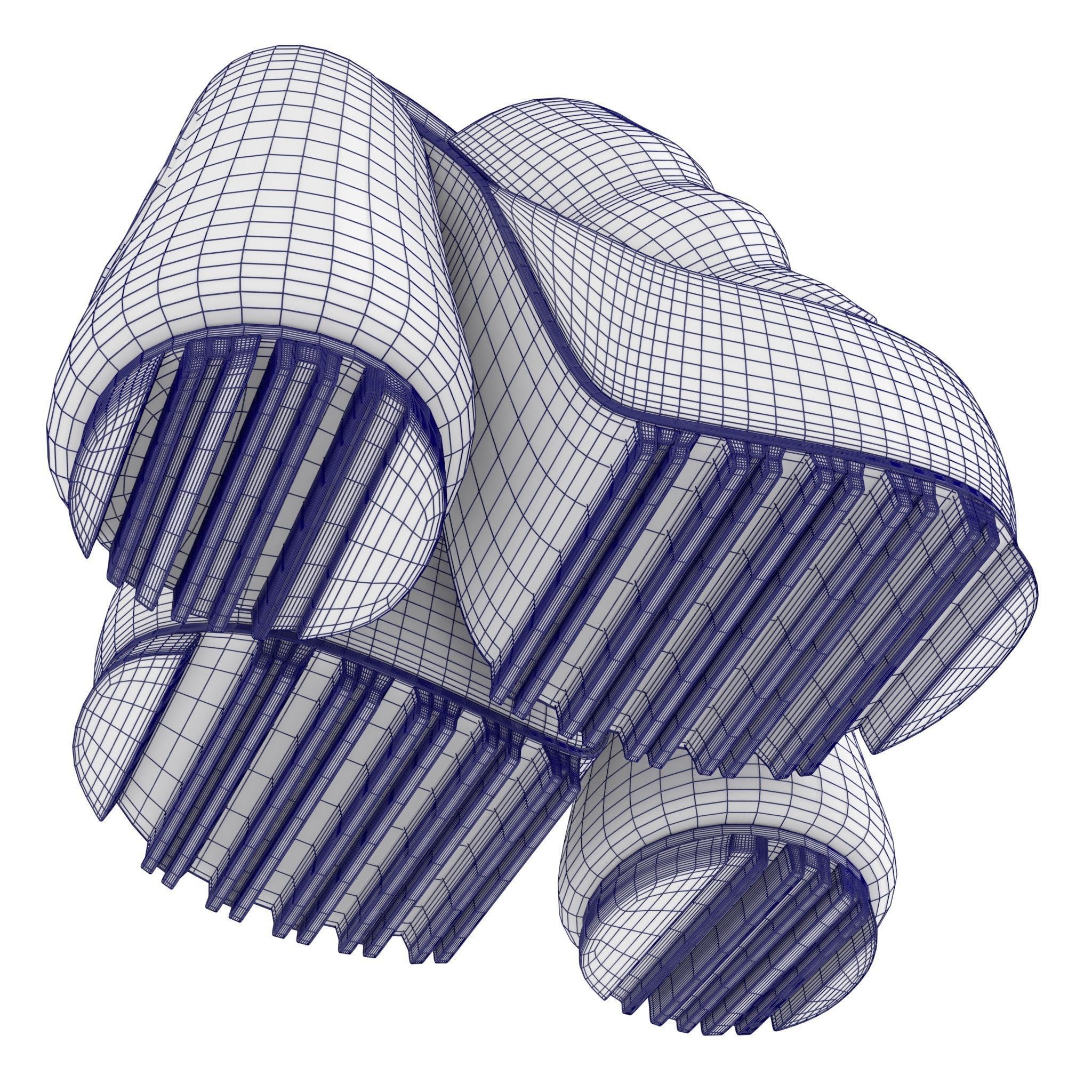 NAKED WOLFE WOW Sandals- 3d Model Low-poly Low-poly 3D model_26