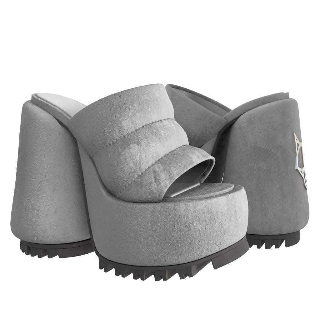 NAKED WOLFE WOW Sandals- 3d Model Low-poly Low-poly 3D model_18