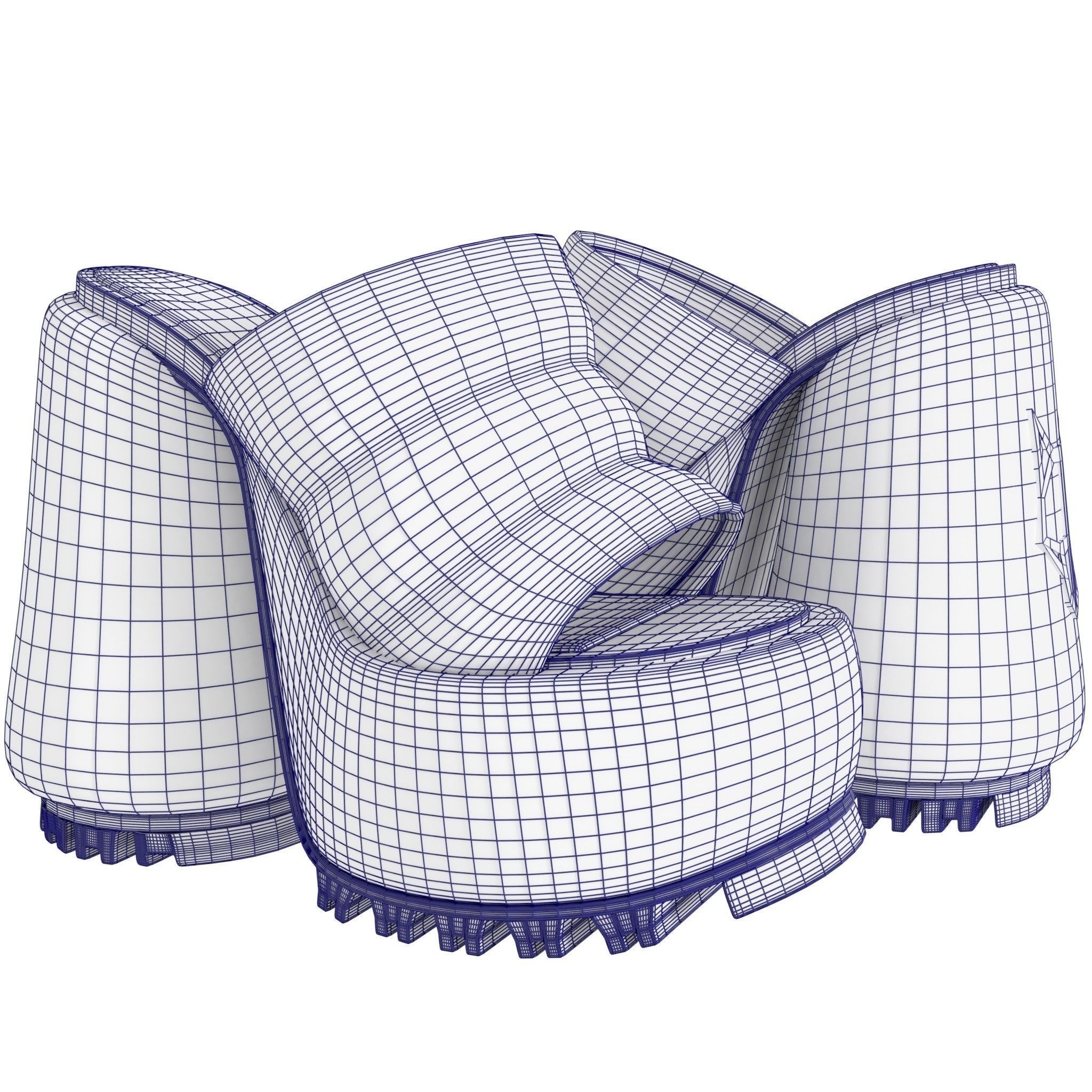 NAKED WOLFE WOW Sandals- 3d Model Low-poly Low-poly 3D model_23