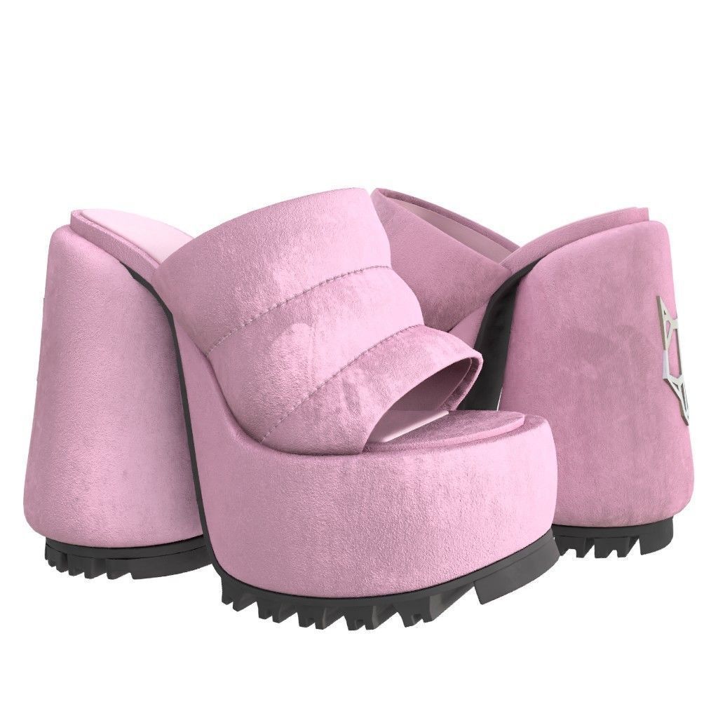 NAKED WOLFE WOW Sandals- 3d Model Low-poly Low-poly 3D model_17