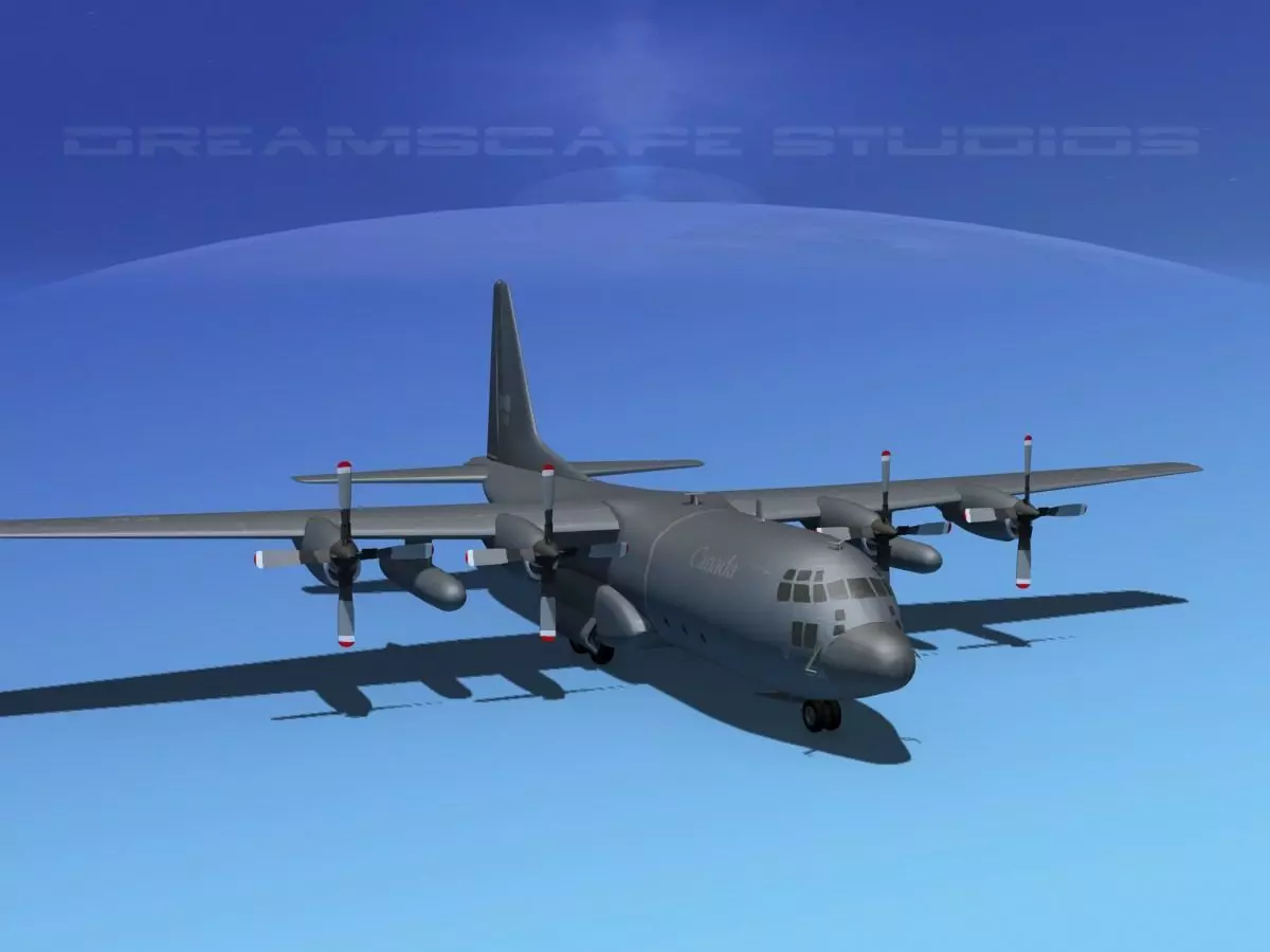 Lockheed C-130 Hercules RCAF 2 3D model_0