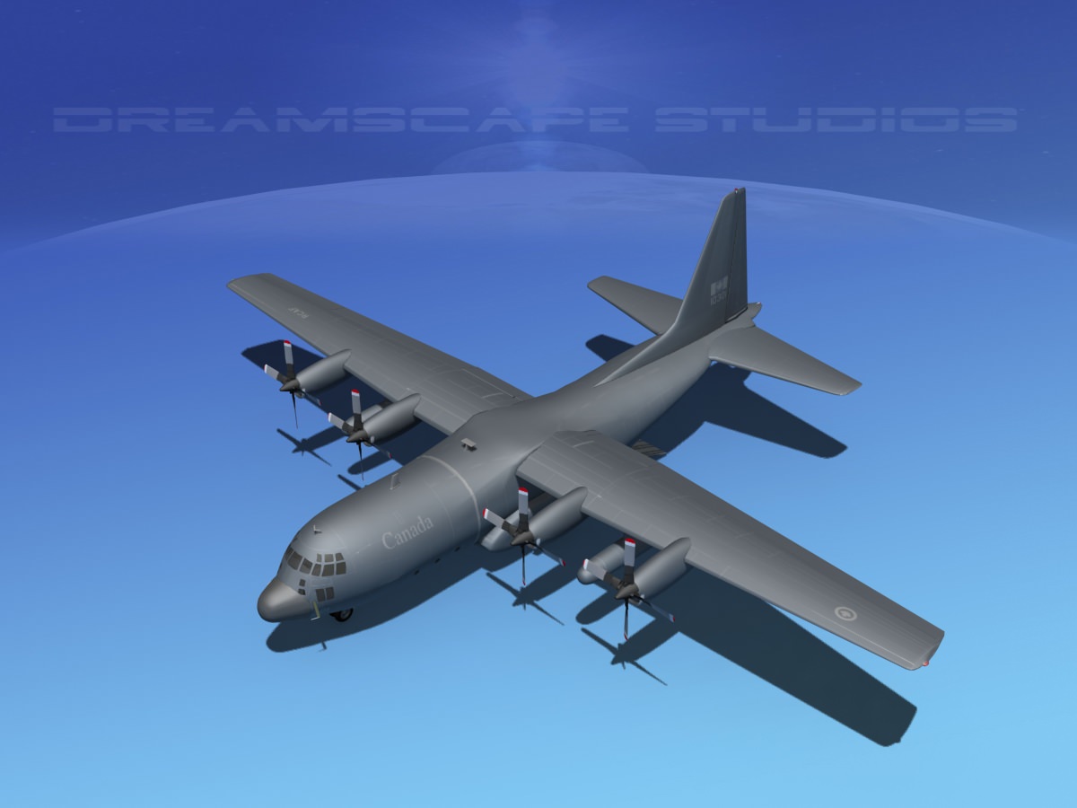 Lockheed C-130 Hercules RCAF 2 3D model_10