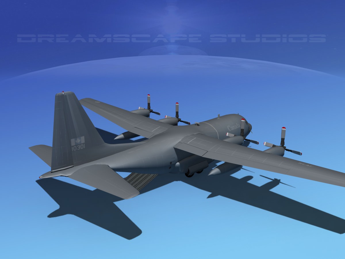 Lockheed C-130 Hercules RCAF 2 3D model_5