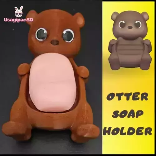 Otter Soap Holder