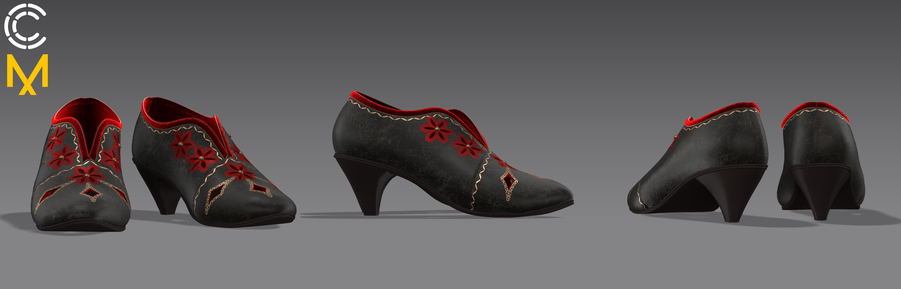 Fantasy outfit 4 - Marvelous Designer project and OBJ 3D model_11