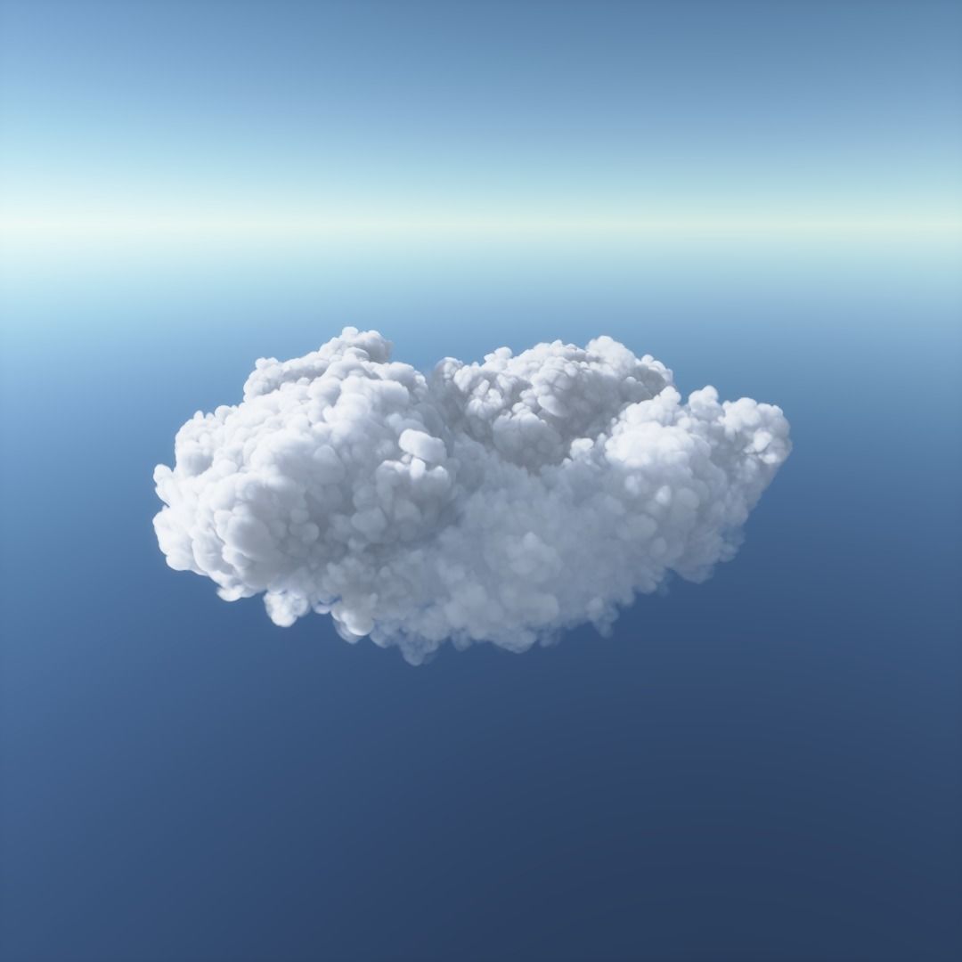 60 clouds VDB format Blender Unreal Engine 4K png and Sprite 3D model_30