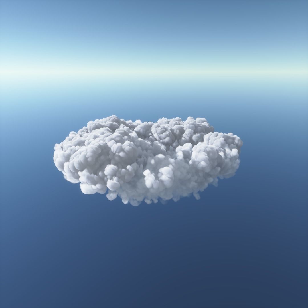 60 clouds VDB format Blender Unreal Engine 4K png and Sprite 3D model_2