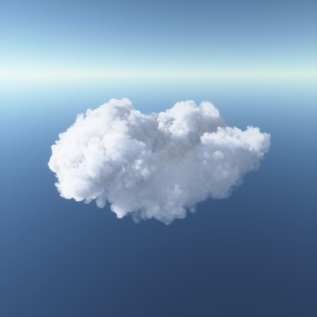60 clouds VDB format Blender Unreal Engine 4K png and Sprite 3D model_60
