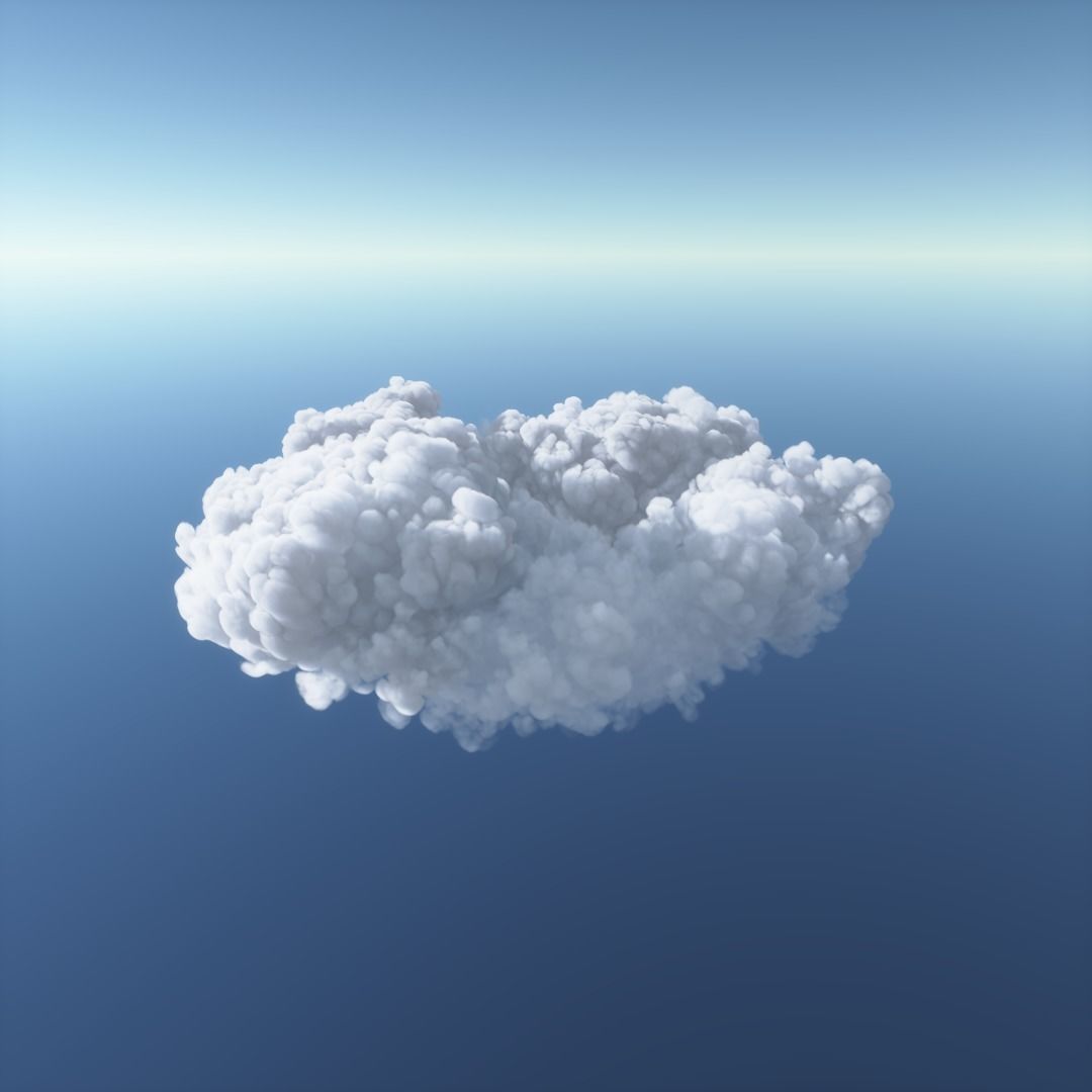 60 clouds VDB format Blender Unreal Engine 4K png and Sprite 3D model_25