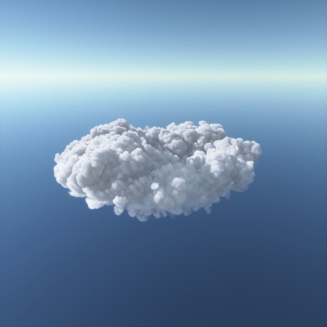 60 clouds VDB format Blender Unreal Engine 4K png and Sprite 3D model_11