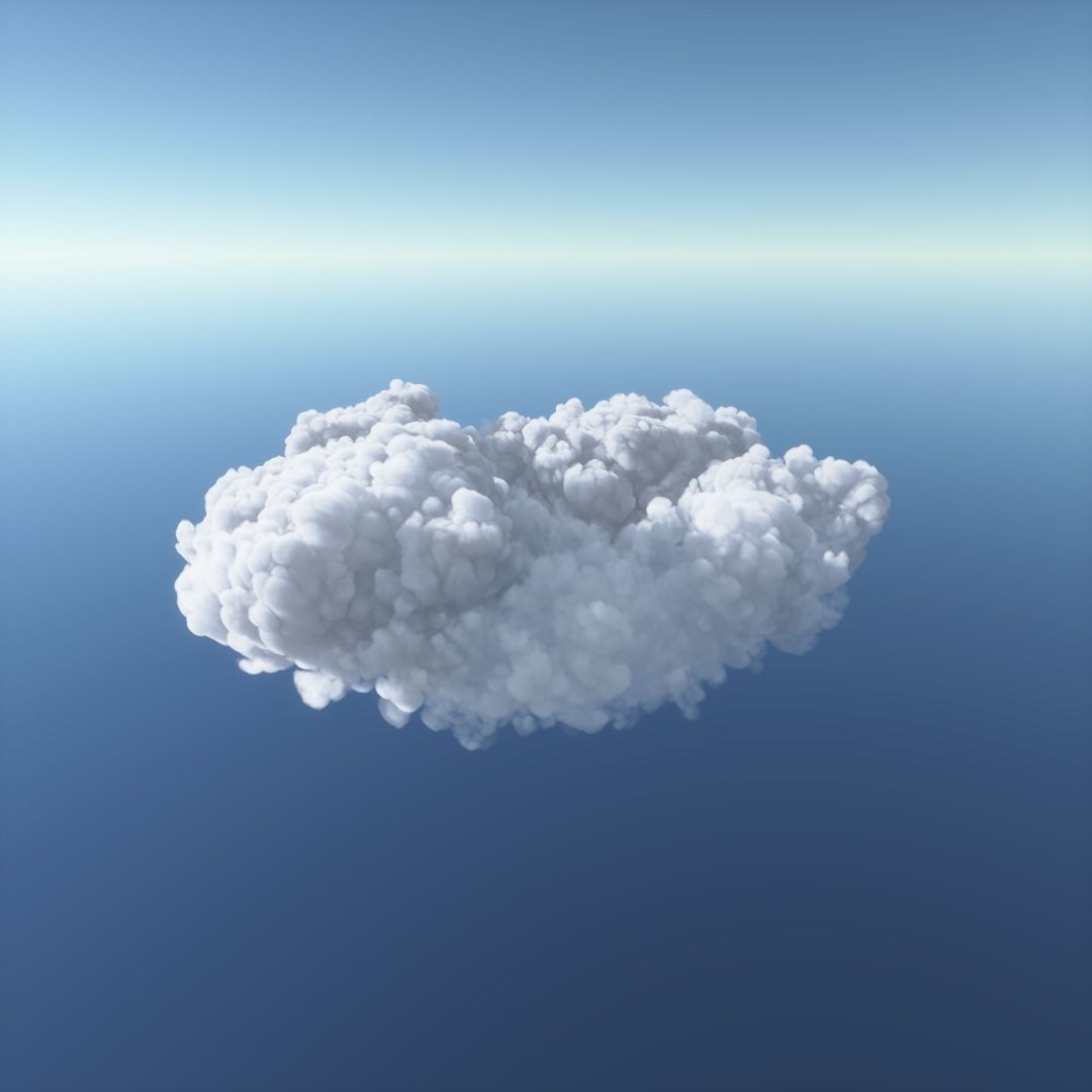 60 clouds VDB format Blender Unreal Engine 4K png and Sprite 3D model_24