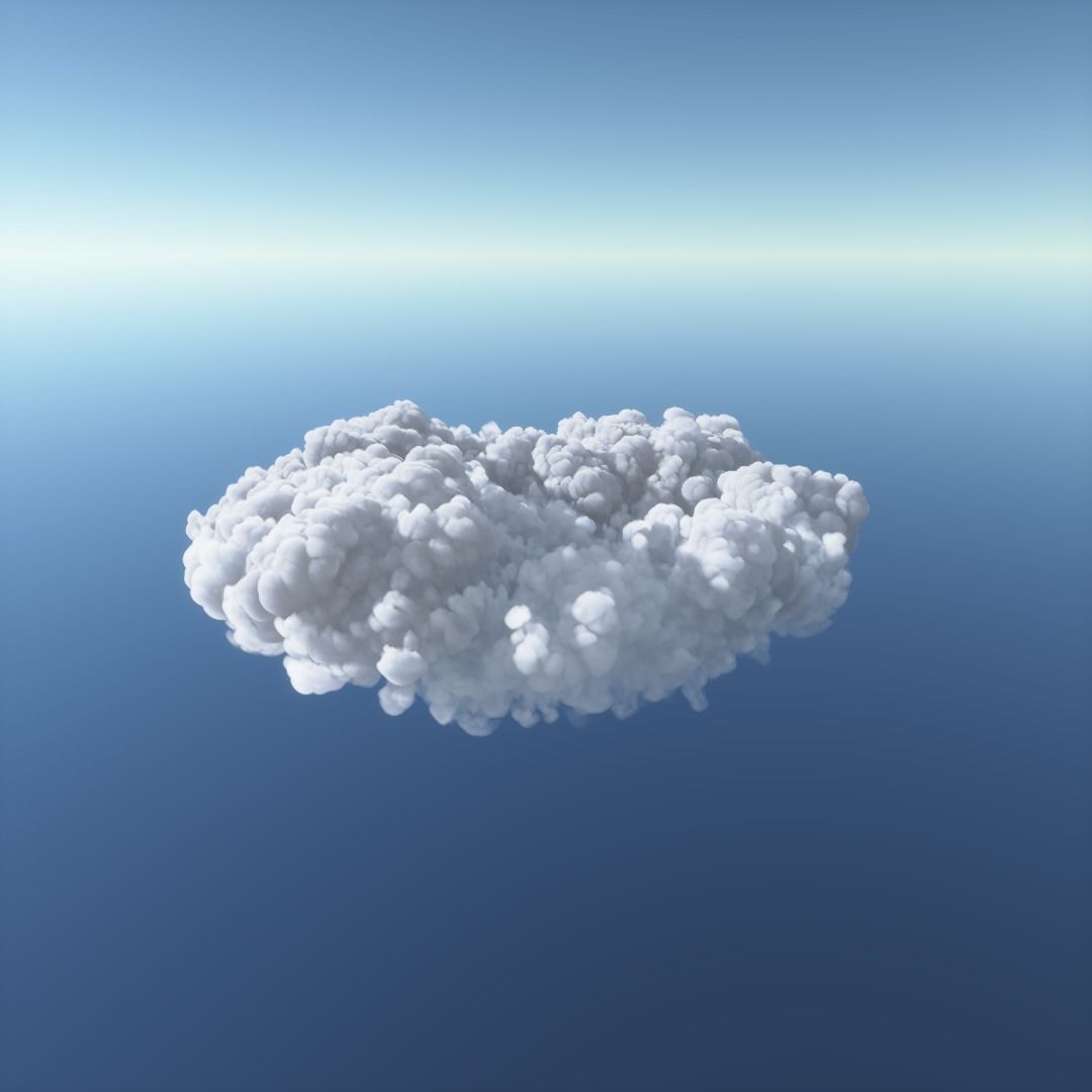 60 clouds VDB format Blender Unreal Engine 4K png and Sprite 3D model_15