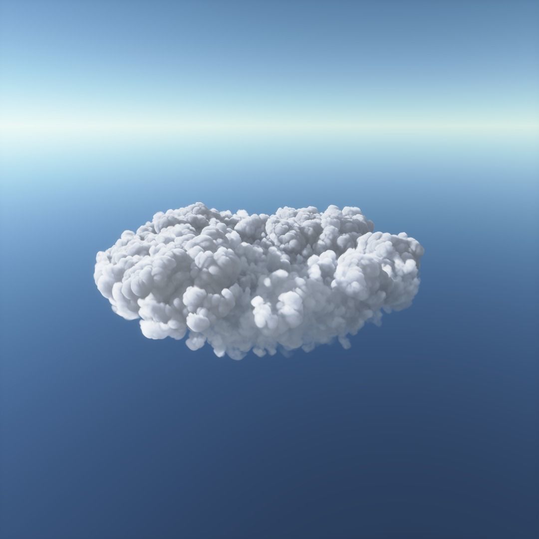 60 clouds VDB format Blender Unreal Engine 4K png and Sprite 3D model_8