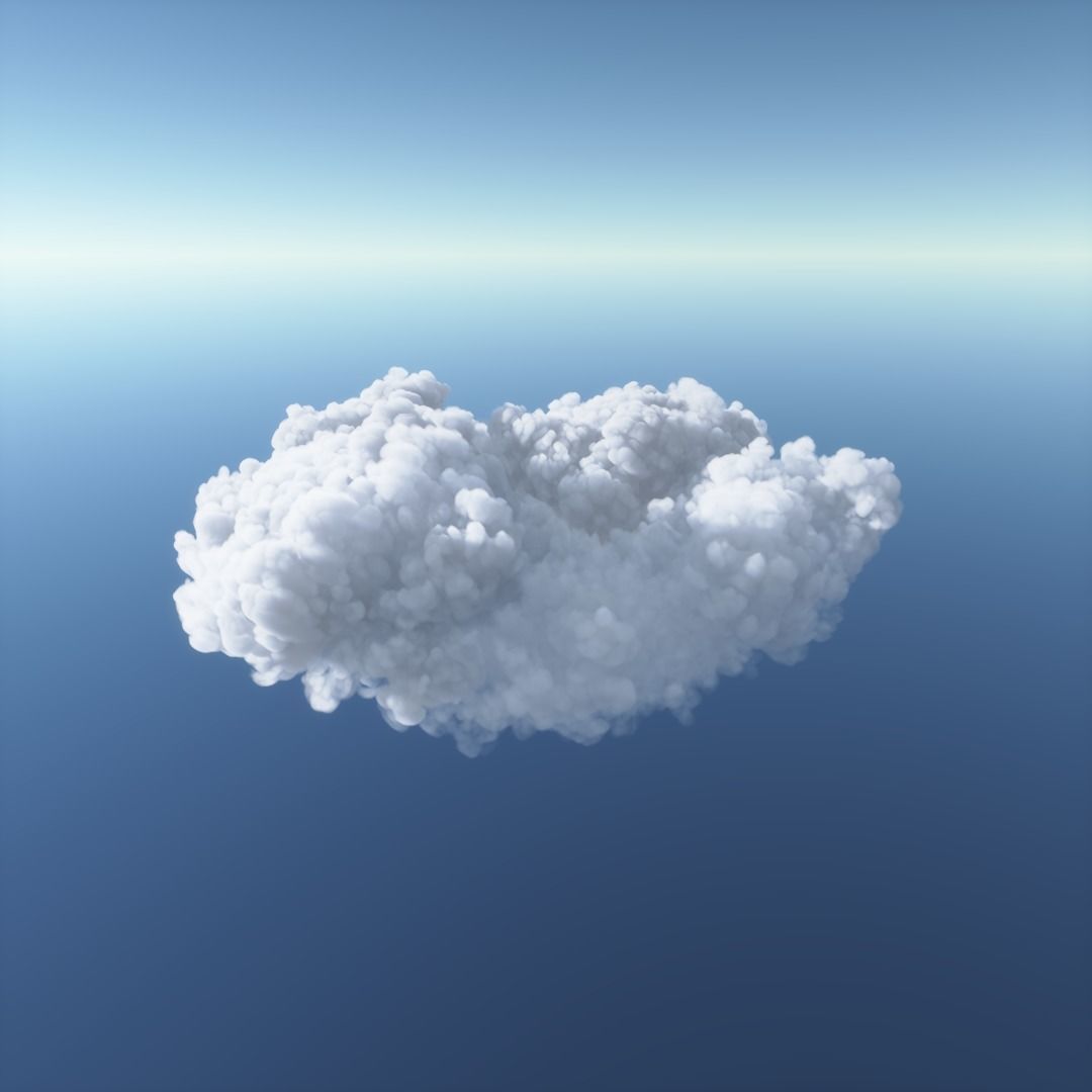60 clouds VDB format Blender Unreal Engine 4K png and Sprite 3D model_35